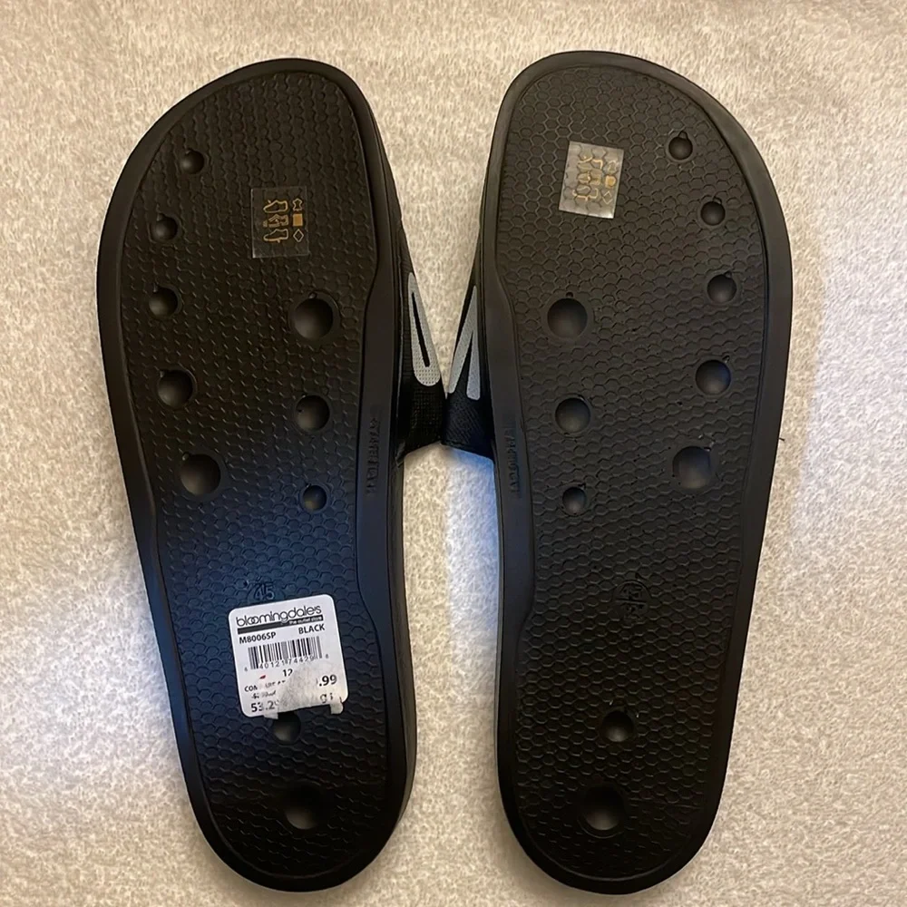 Valentino EOS Black Slides, Size 12 - (Authentic) - Picture 5 of 8